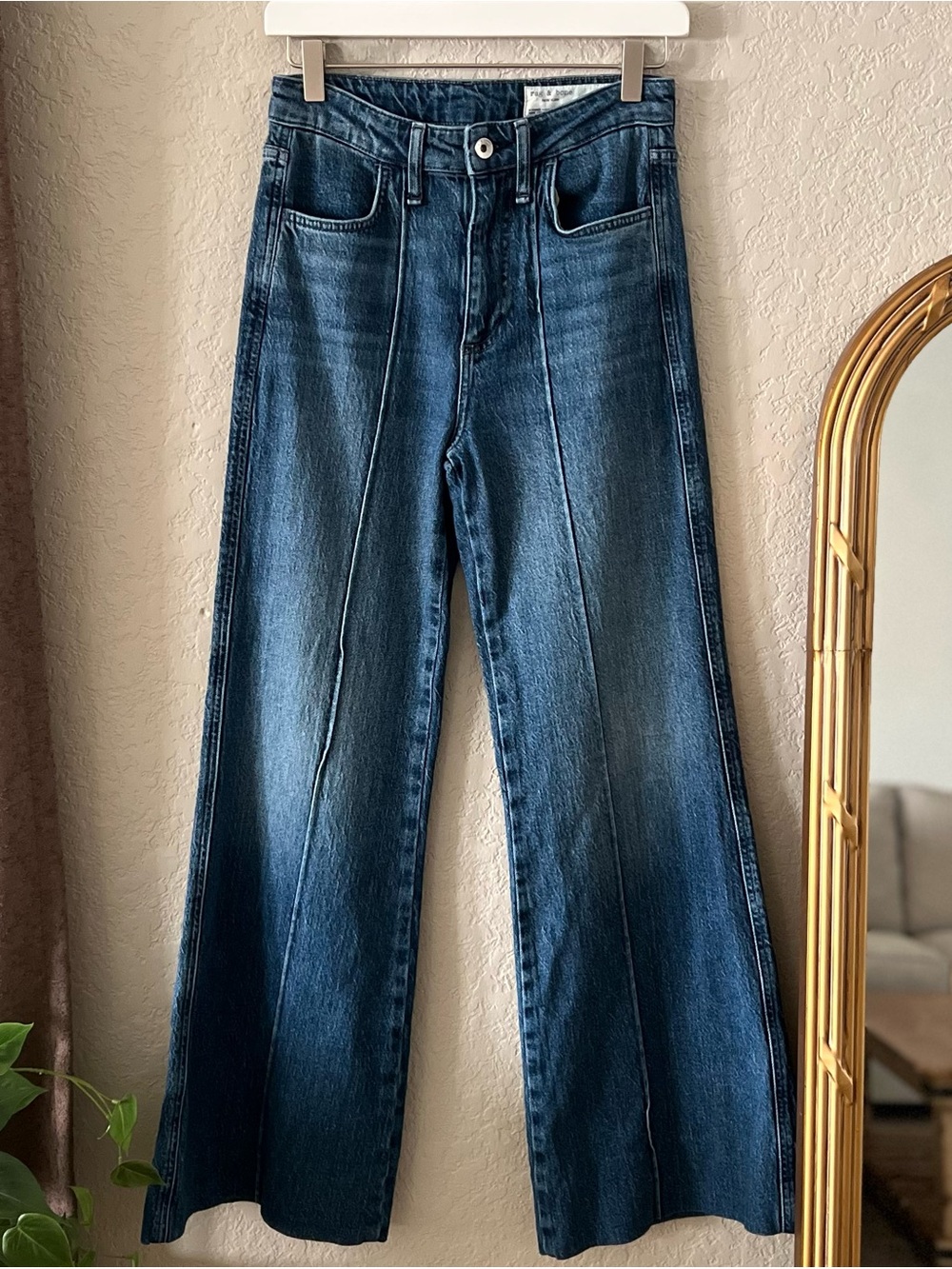 Rag & Bone Stormy High Waist Flare Leg Jeans Size 25